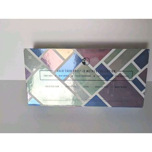 Halo Taco Frosted Nails 2020 Limited Collection Box Set New With Box 5 Colors - Picture 2 of 10